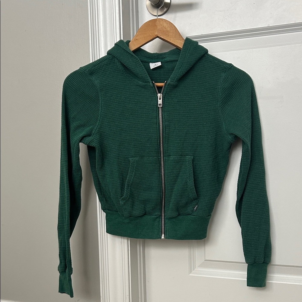 TNA waffle zip up